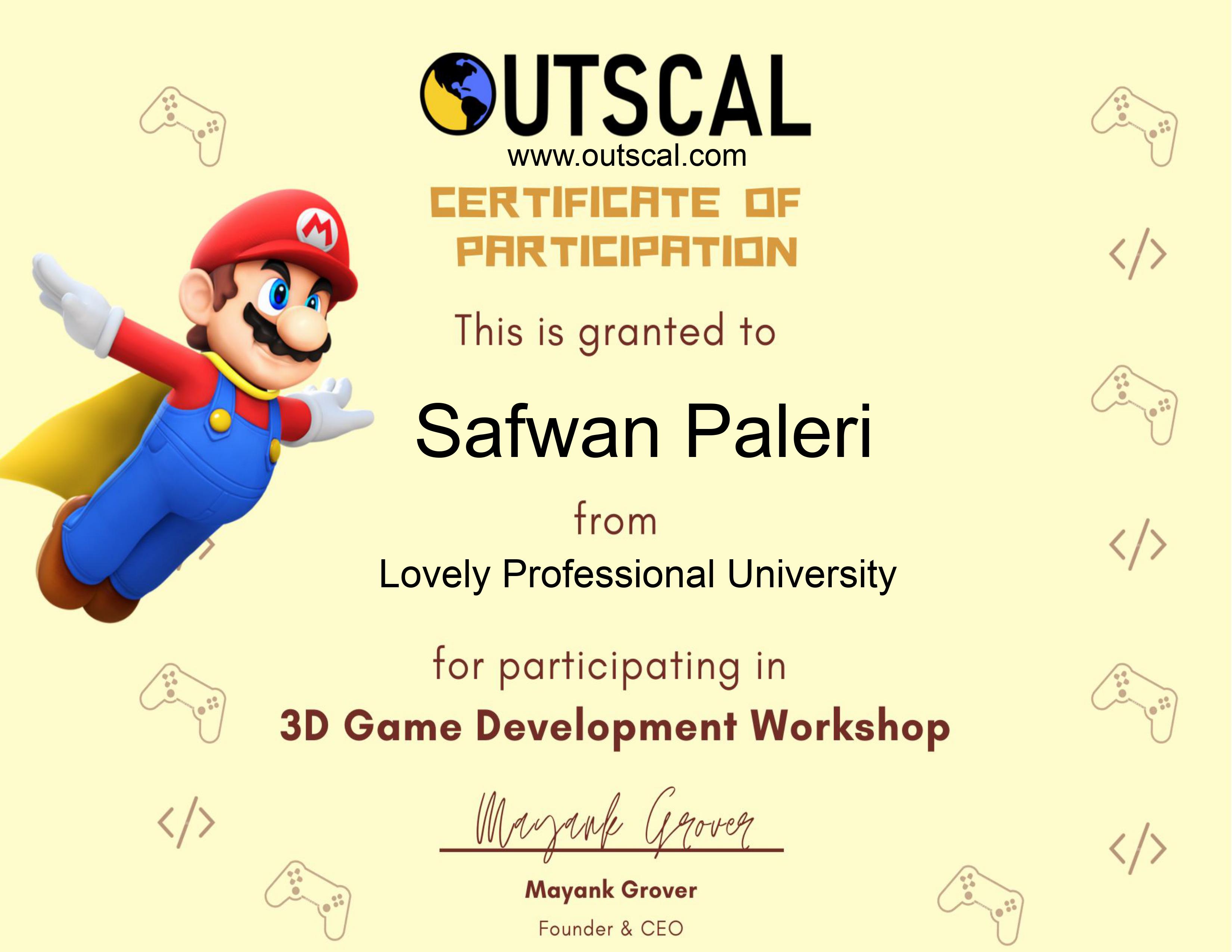 certificates-safwan-paleri